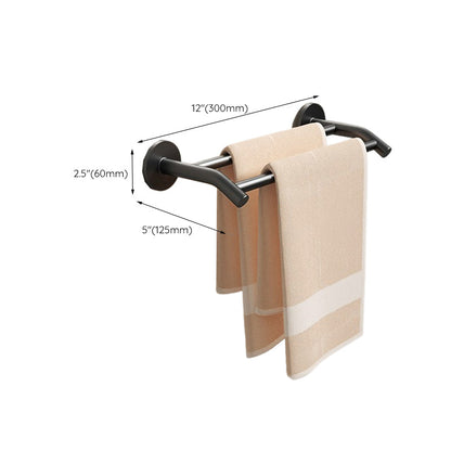 Skorter | Aluminium Bathroom Hardware Set Black Bathroom Accessories Kit Towel Holder