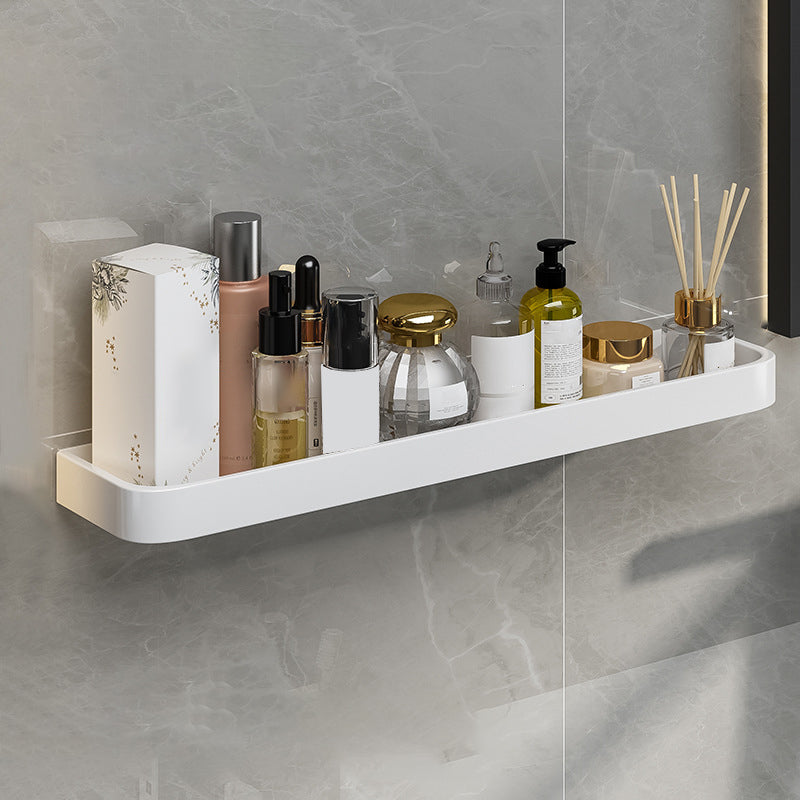 Skorter | Contemporary Bathroom Accessory Set Metal Bathroom Shelf in White