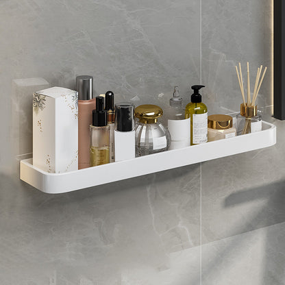 Skorter | Contemporary Bathroom Accessory Set Metal Bathroom Shelf in White