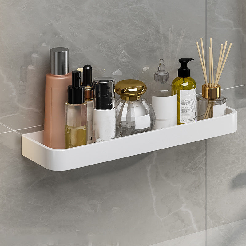 Skorter | Contemporary Bathroom Accessory Set Metal Bathroom Shelf in White