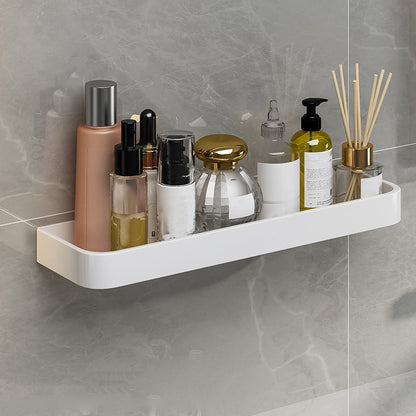 Skorter | Contemporary Bathroom Accessory Set Metal Bathroom Shelf in White