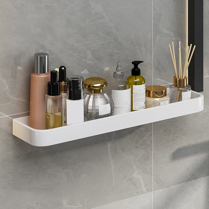 Skorter | Contemporary Bathroom Accessory Set Metal Bathroom Shelf in White