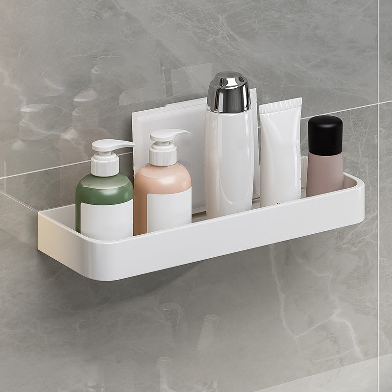 Skorter | Contemporary Bathroom Accessory Set Metal Bathroom Shelf in White