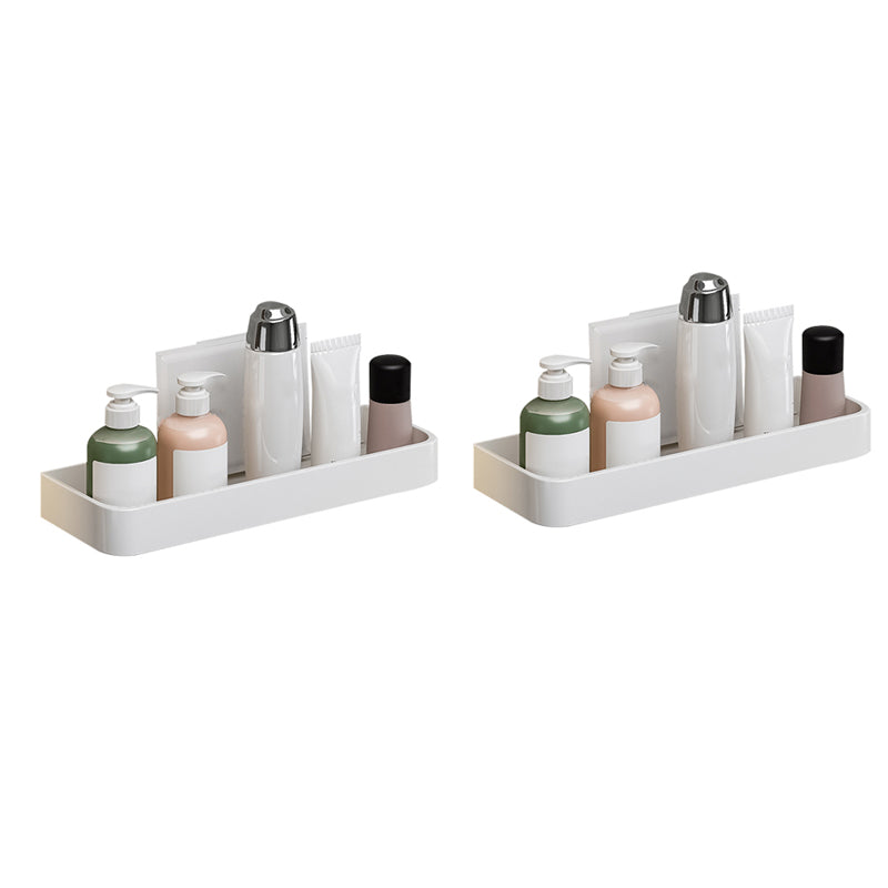 Skorter | Contemporary Bathroom Accessory Set Metal Bathroom Shelf in White