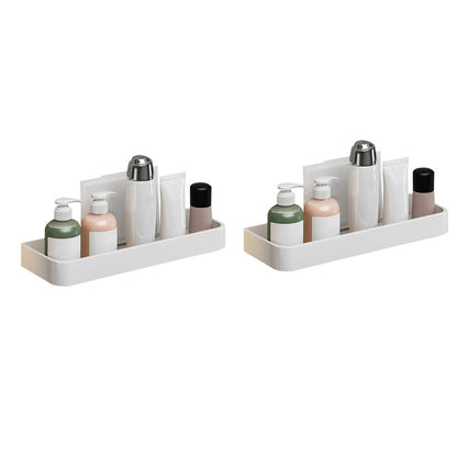 Skorter | Contemporary Bathroom Accessory Set Metal Bathroom Shelf in White