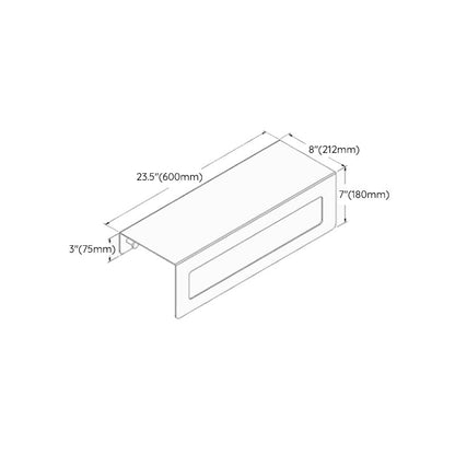 Skorter | Black 6-piece Bathroom Accessory Set Modern Shower Curtain Rod / Bathrobe Hooks and Towel Bar