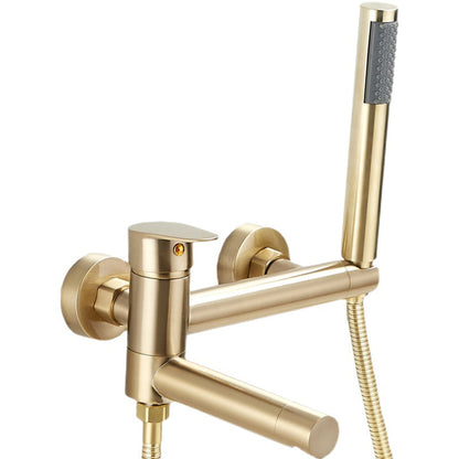 Skorter | Contemporary Wall Mounted Bathtub Filler Single Handle Metal Faucet