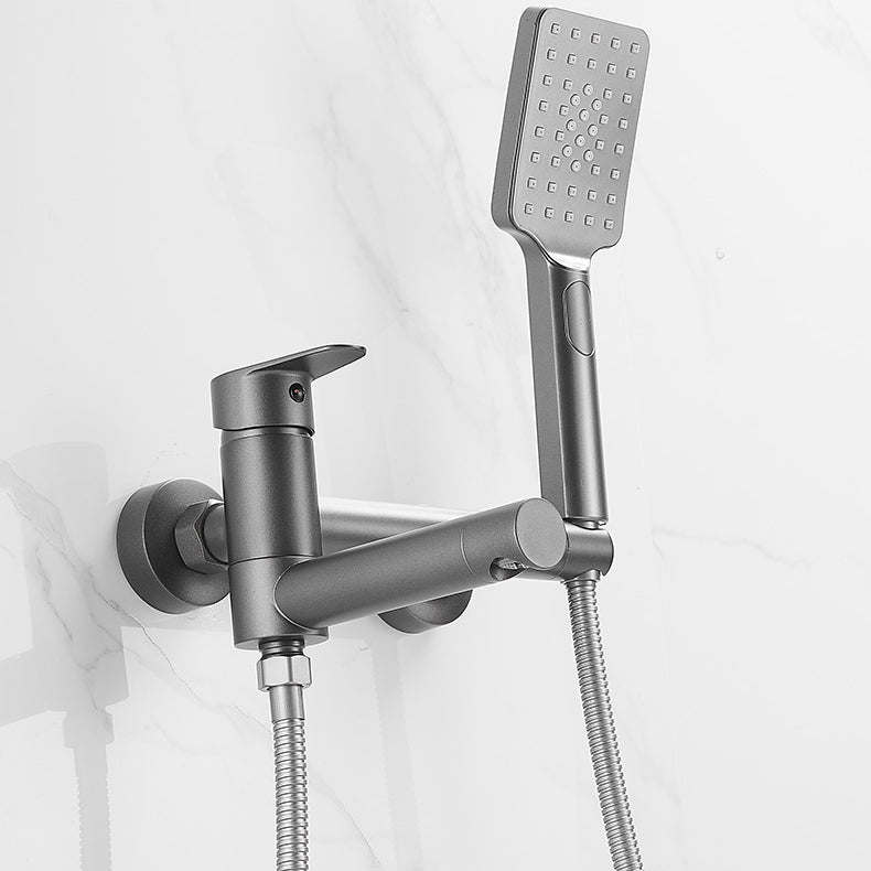 Skorter | Contemporary Wall Mounted Bathtub Filler Single Handle Metal Faucet