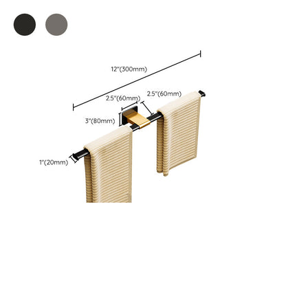 Skorter | Contemporary Aluminum Bathroom Accessories Set Towel Rail Bathroom Accessories