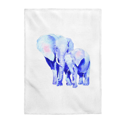 Skorter | and Baby Auspicious Elephant Velveteen Plush Blanket