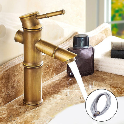 Skorter | A hole water tap country sink bathroom faucet with single lever handle