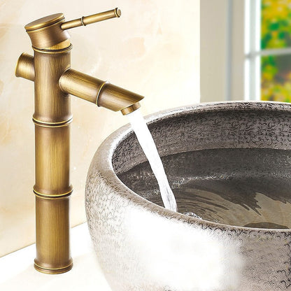 Skorter | A hole water tap country sink bathroom faucet with single lever handle