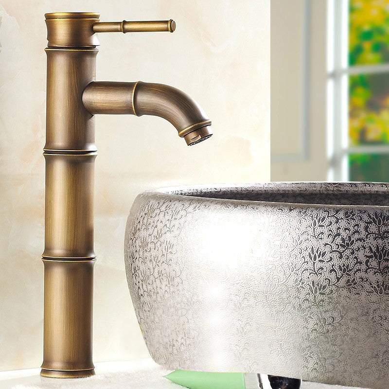 Skorter | A hole faucet country sink bathroom faucet with single lever handle