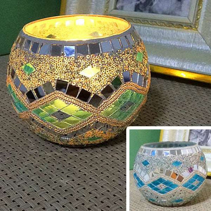 Candle Holder- Decorative Glass