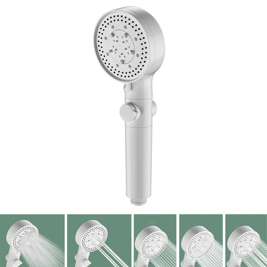 Skorter | Bathroom Shower Head 5-Stream Round Hand Shower Holder Wall Mount Shower Head