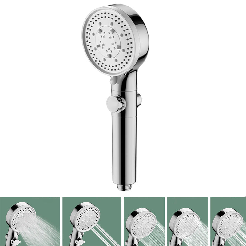 Skorter | Bathroom Showerhead 5-Spray Round Handheld Shower Holder Wall Mount Showerhead
