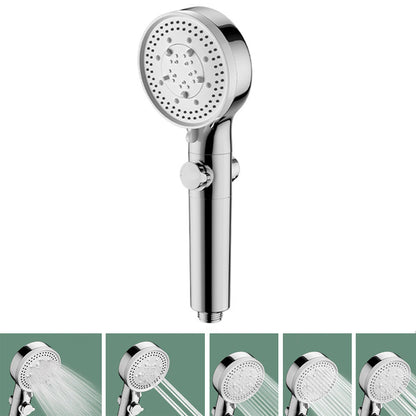 Skorter | Bathroom Showerhead 5-Spray Round Handheld Shower Holder Wall Mount Showerhead