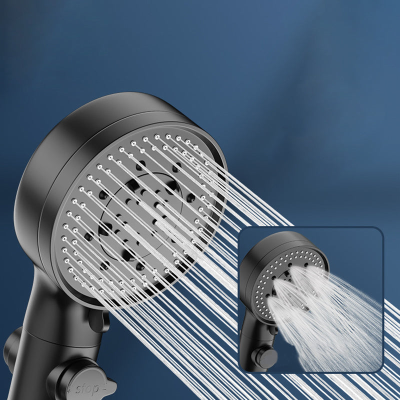 Skorter | Bathroom Shower Head 5-Stream Round Hand Shower Holder Wall Mount Shower Head