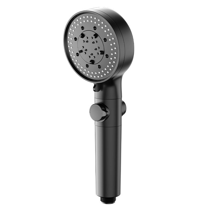 Skorter | Bathroom Shower Head 5-Stream Round Hand Shower Holder Wall Mount Shower Head
