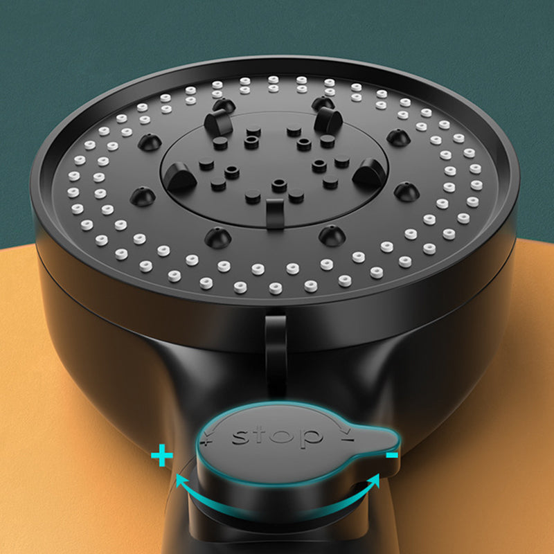 Skorter | Bathroom Shower Head 5-Stream Round Hand Shower Holder Wall Mount Shower Head