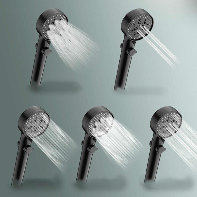 Skorter | Bathroom Showerhead 5-Spray Round Handheld Shower Holder Wall Mount Showerhead