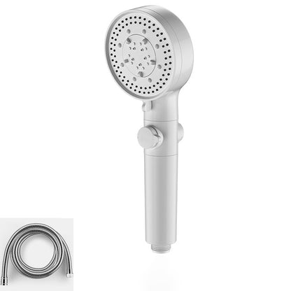 Skorter | Bathroom Shower Head 5-Stream Round Hand Shower Holder Wall Mount Shower Head