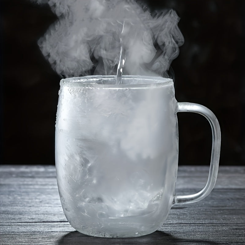 Skorter | ThermoSip Double-walled Glass Mug – Borosilicate Glass, Heat Resistant & Elegant