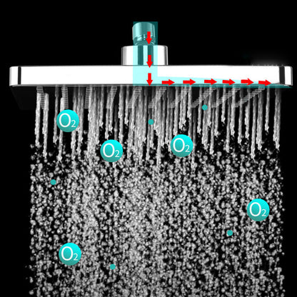 Skorter | Bathroom Shower Head Square Ceiling Mounted Rain Shower Fixed Shower Head