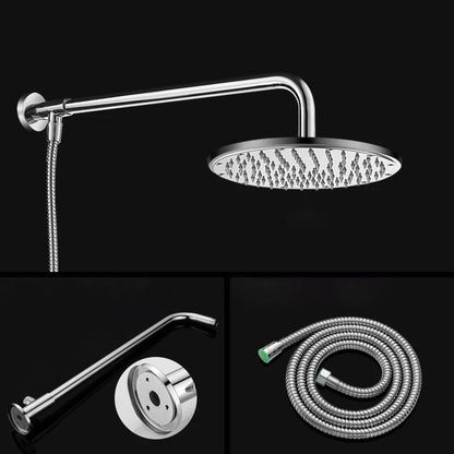 Skorter | Contemporary Style Shower Head Bathroom Fixed Shower Head with Round and Square Shape