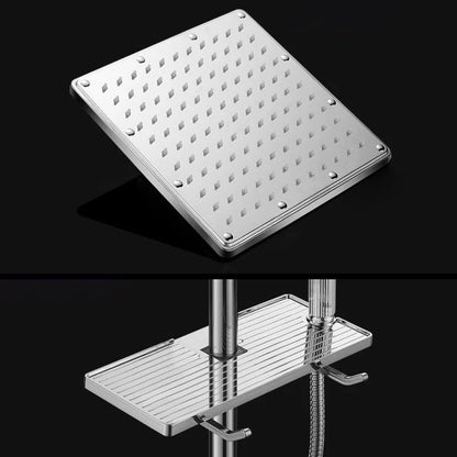 Skorter | Contemporary Style Shower Head Bathroom Fixed Shower Head with Round and Square Shape