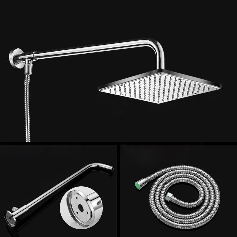 Skorter | Contemporary Style Shower Head Bathroom Fixed Shower Head with Round and Square Shape