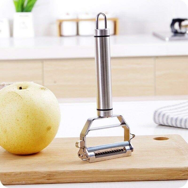 Skorter | Ultra-sharp stainless steel multifunctional vegetable peeler & julienne cutter