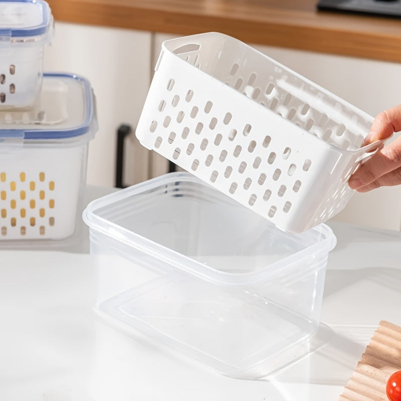 Skorter | 4-Piece Set Storage Boxes – Multifunctional Snack-Free Food Containers with Lids