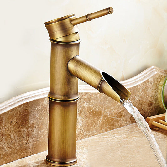 Skorter | Country House Style Single Hole Sink Faucet with a Lever Handle