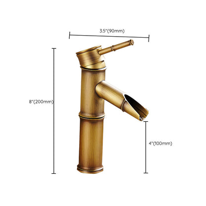 Skorter | Country House Style Single Hole Sink Faucet with a Lever Handle