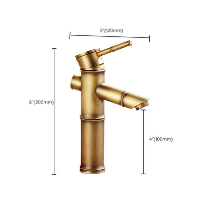 Skorter | Country House Style Single Hole Sink Faucet with a Lever Handle