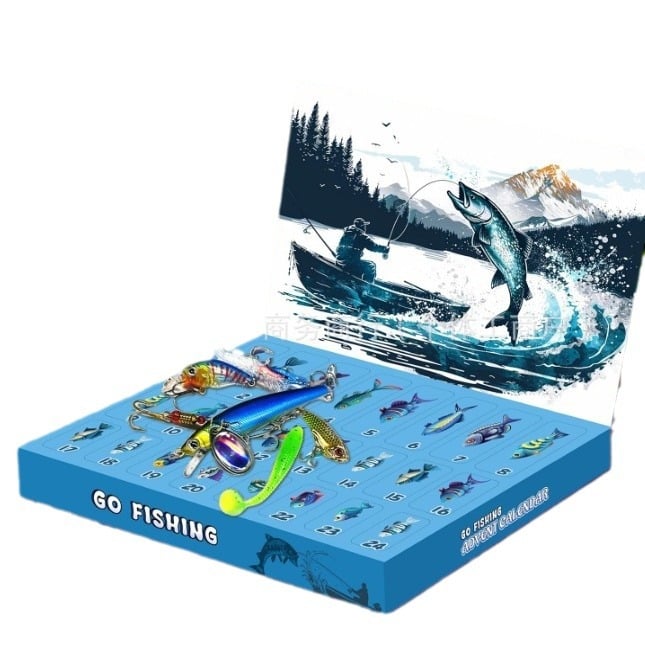 Skorter | 24 Days Christmas Countdown Fish Tackle Set