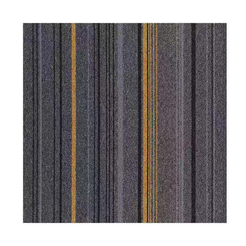 Skorter | Dark Color Level Loop Carpet Tile Non-Slip Self-Adhesive Indoor Office Carpet Tiles
