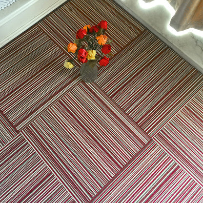 Skorter | Dark Color Level Loop Carpet Tile Non-Slip Self-Adhesive Indoor Office Carpet Tiles