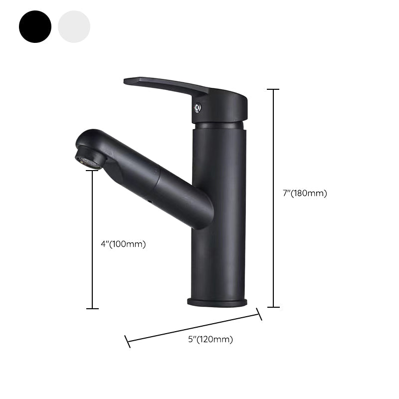 Skorter | Contemporary Vessel Faucet Pull-Down Faucet with Single Handle