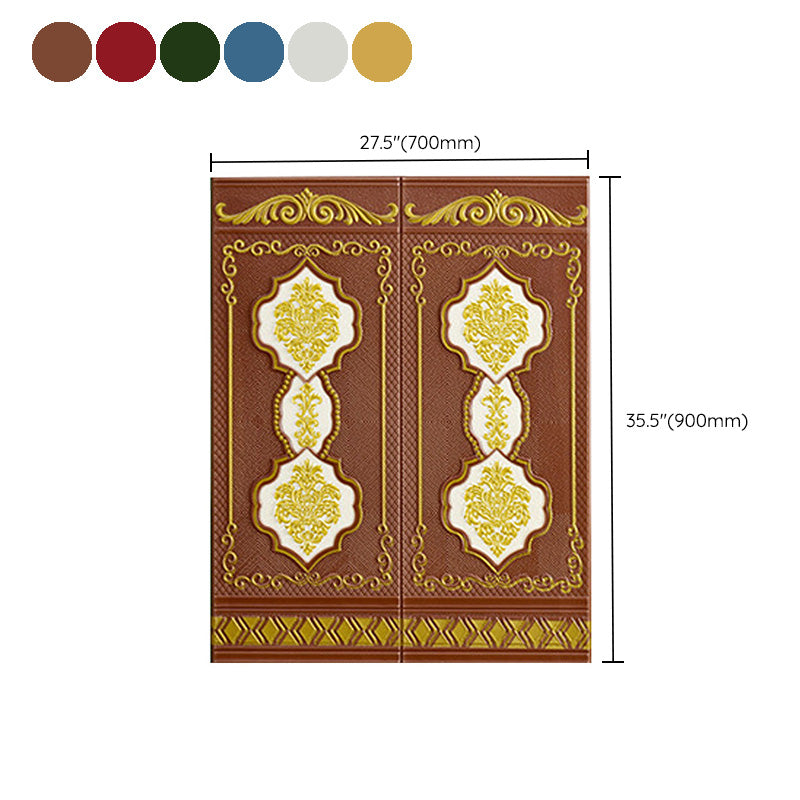 Skorter | 3D embossed wall panel Glam style waterproof wall panel for the living room