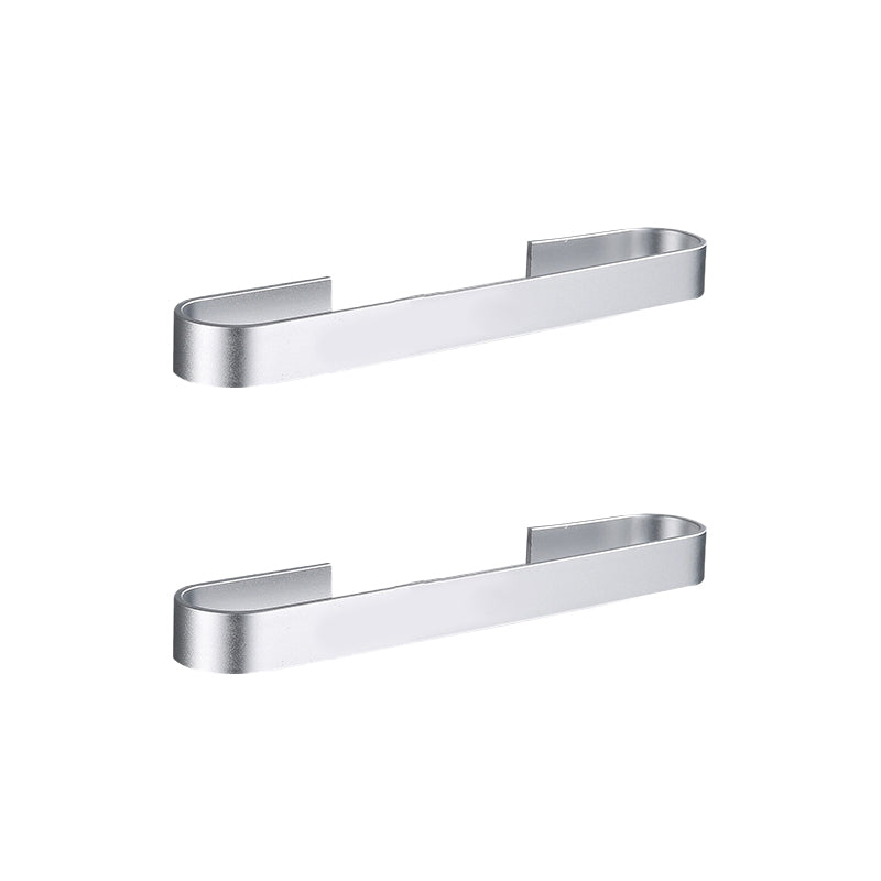 Skorter | Contemporary 2-piece Bathroom Accessory Set Aluminum Stainless Steel Towel Bar