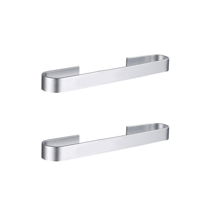 Skorter | Contemporary 2-piece Bathroom Accessory Set Aluminum Stainless Steel Towel Bar