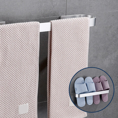 Skorter | Contemporary 2-piece Bathroom Accessory Set Aluminum Stainless Steel Towel Bar