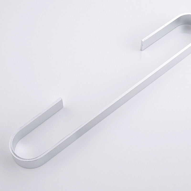 Skorter | Contemporary 2-piece Bathroom Accessory Set Aluminum Stainless Steel Towel Bar