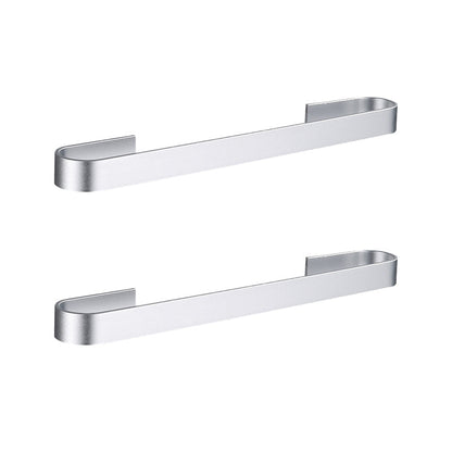 Skorter | Contemporary 2-piece Bathroom Accessory Set Aluminum Stainless Steel Towel Bar