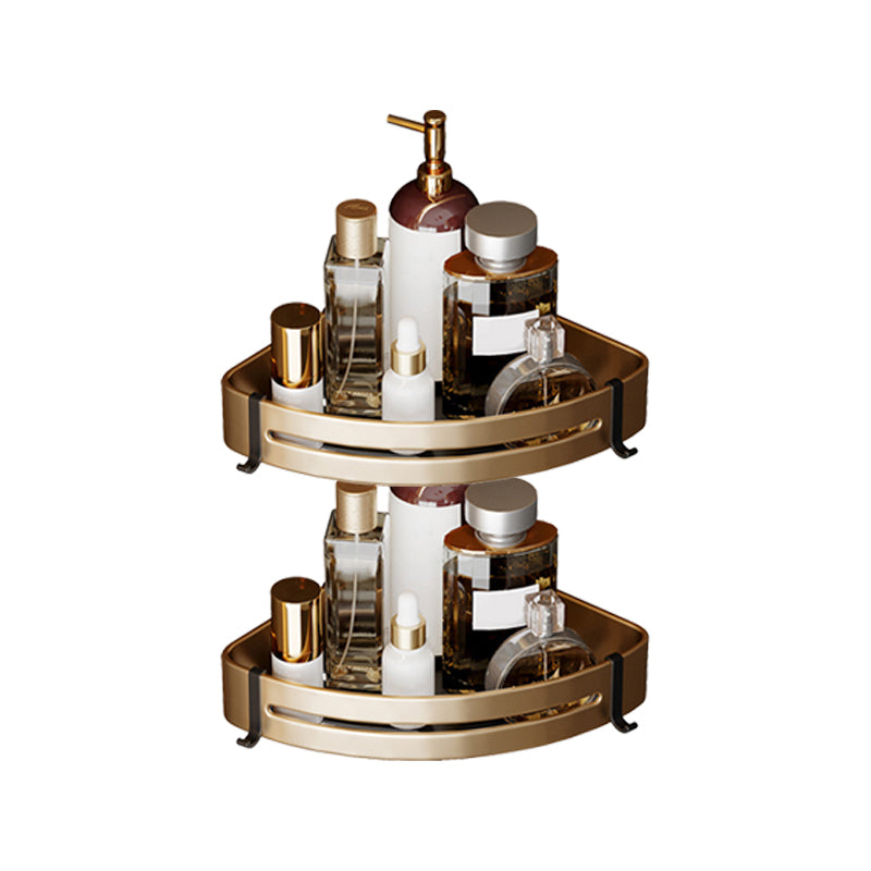 Skorter | Black and Brass Bathroom Hardware Set Modern Stainless Steel Bathroom Shelf/Towel Holder/Paper Holder