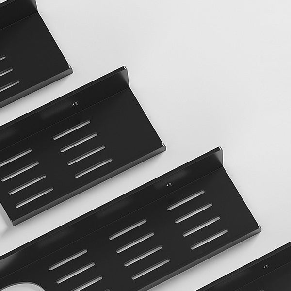 Skorter | 2-piece modern bathroom hardware set bathroom shelf made of aluminum