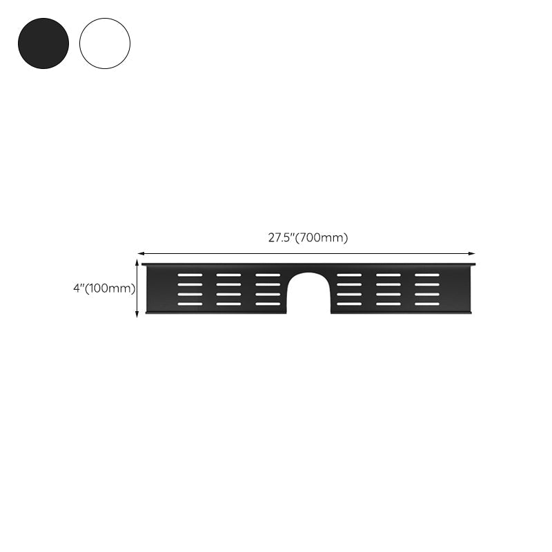Skorter | 2-piece modern bathroom hardware set bathroom shelf made of aluminum