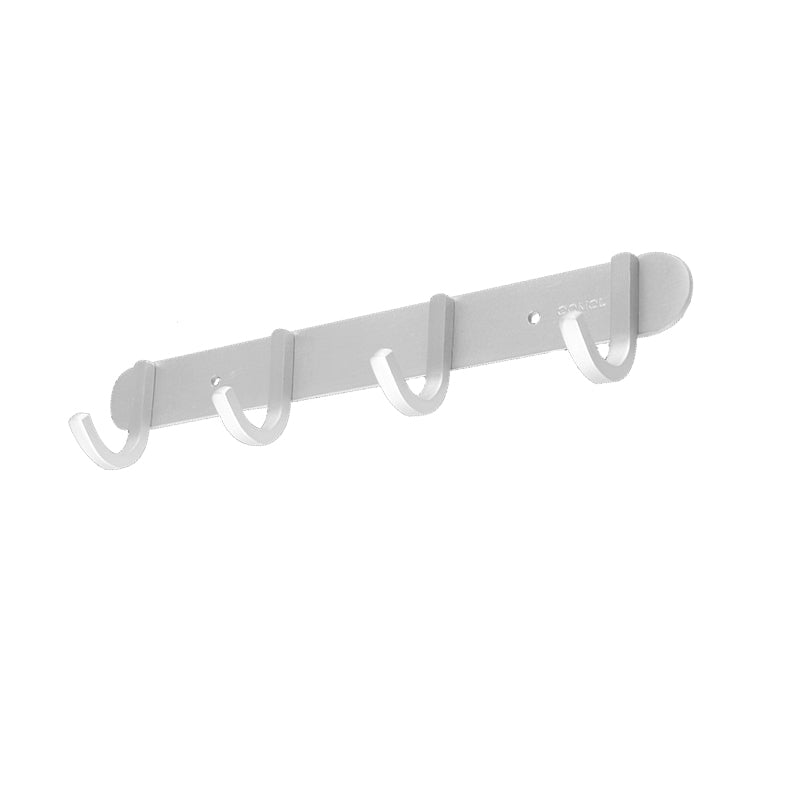 Skorter | Contemporary bathroom accessory set made of aluminum with towel holder/bath shelf